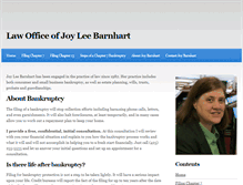 Tablet Screenshot of joybarnhart.com